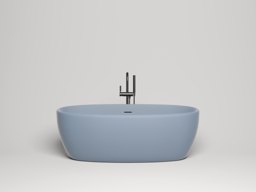 Ванна из искусственного камня Salini LUCE 100121M 170х85 отдельностоящая овальная - фото 5